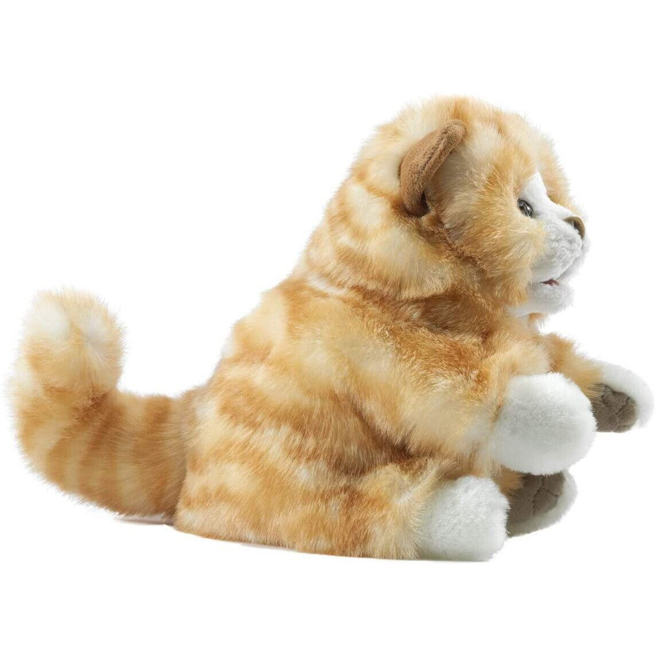 Folkmanis Orange Tabby Kitten Hand Puppet