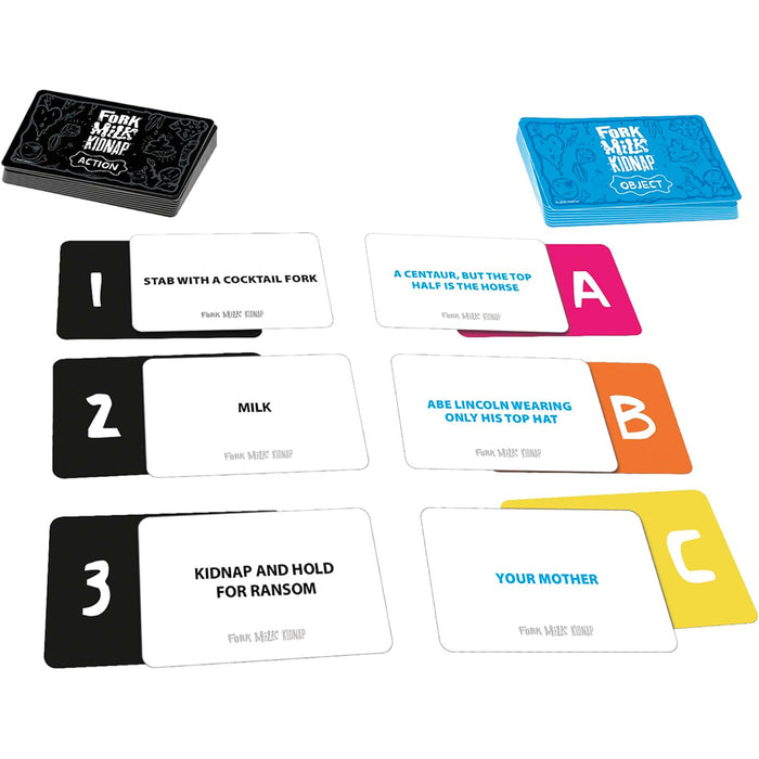 Fork Milk Kidnap Adult Card Game