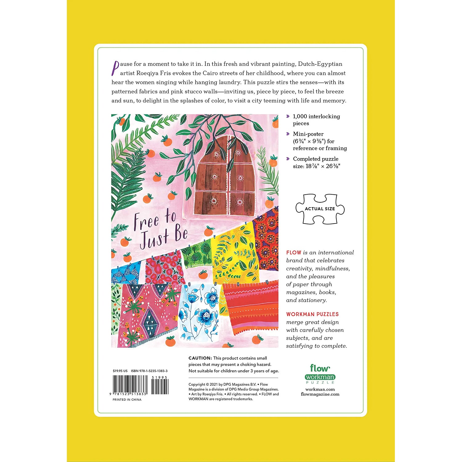 Free To Just Be 1000 Jigsaw Piece Puzzle