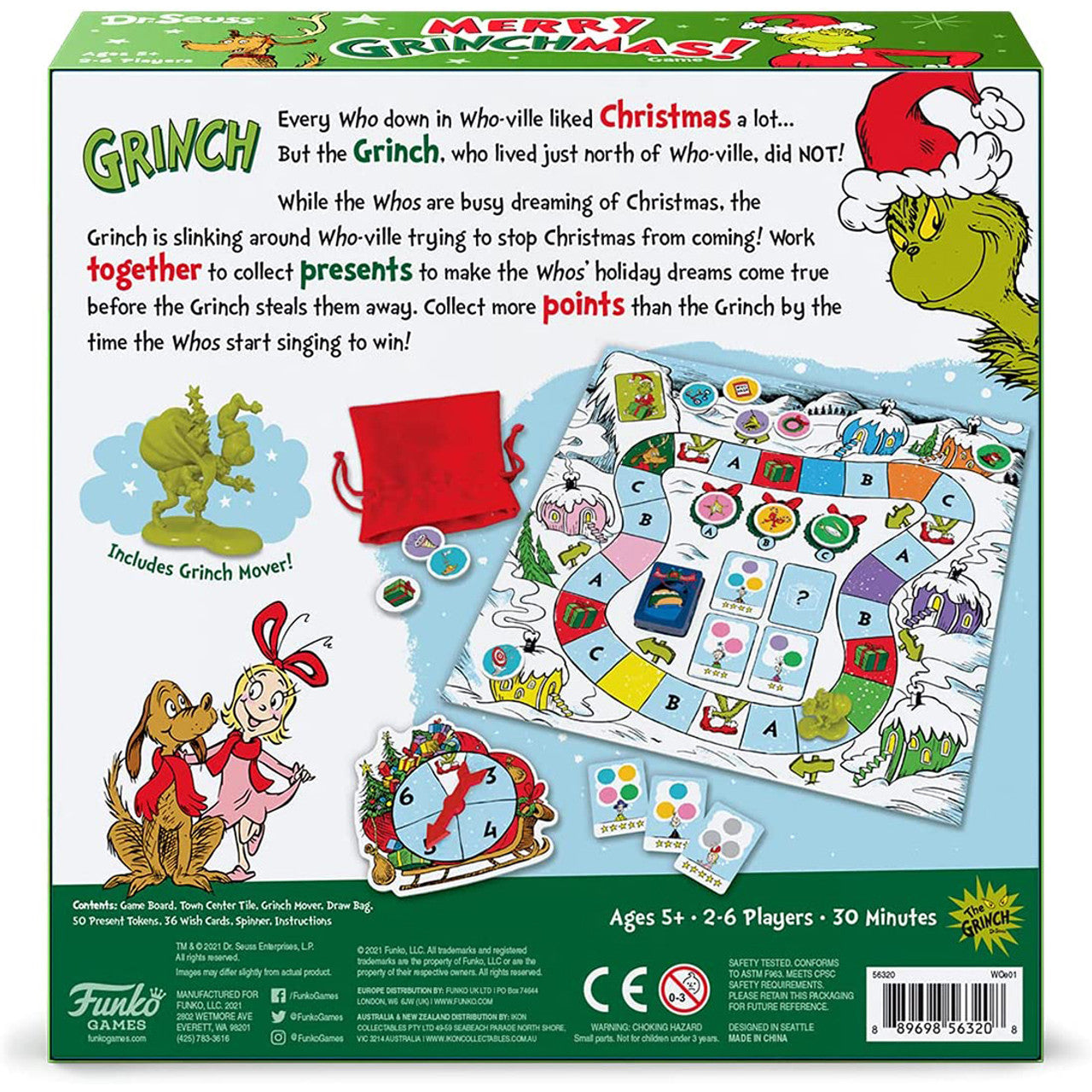 Funko Dr. Seuss Merry Grinchmas Board Game