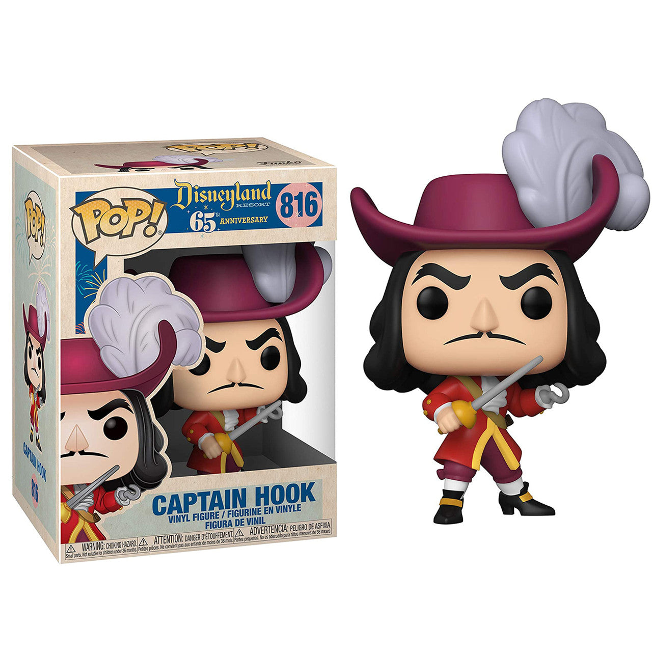 Funko Pop! Disney Captain Hook 65th Anniversary 51375