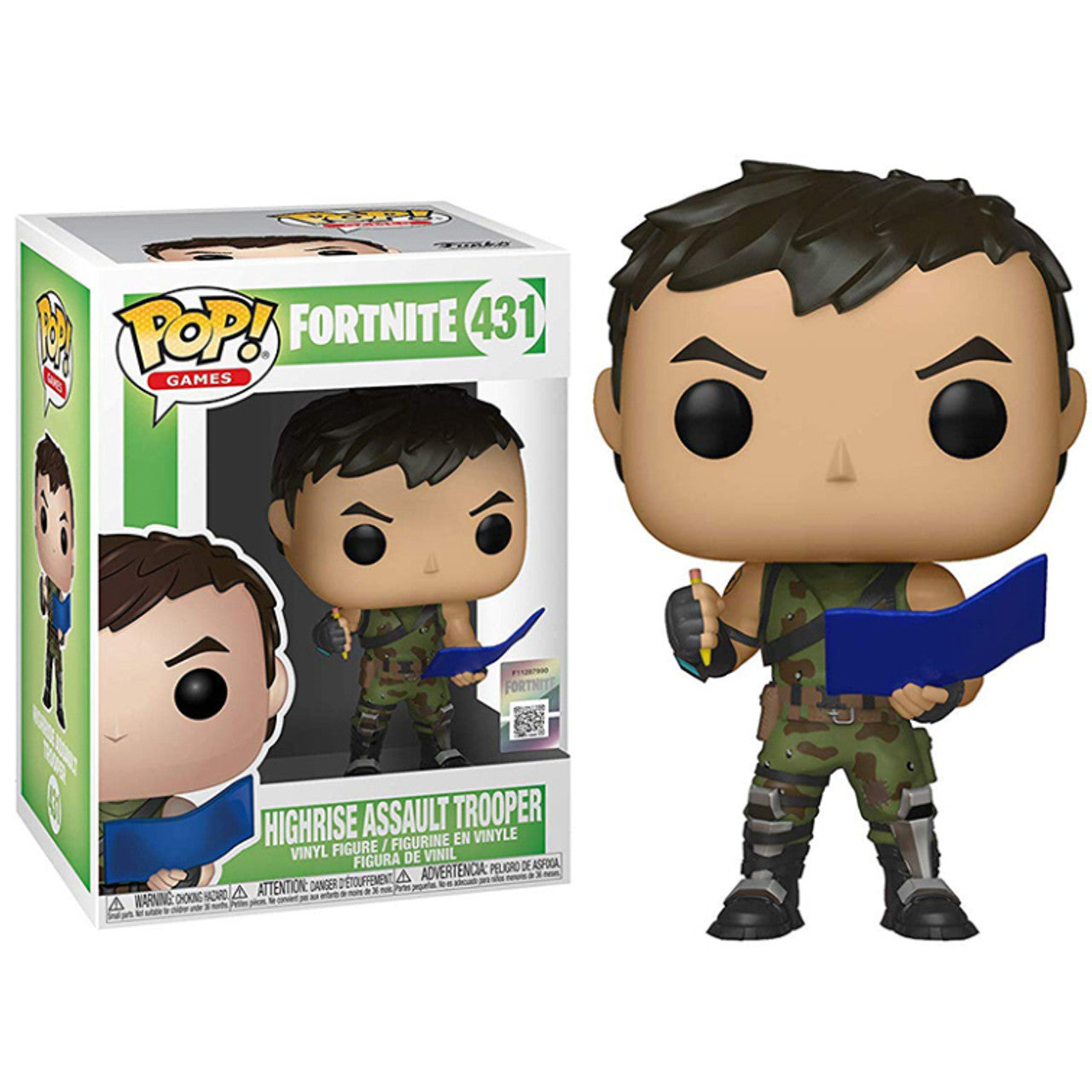 Funko Pop! Games Fortnite Highrise Assault Trooper 34465