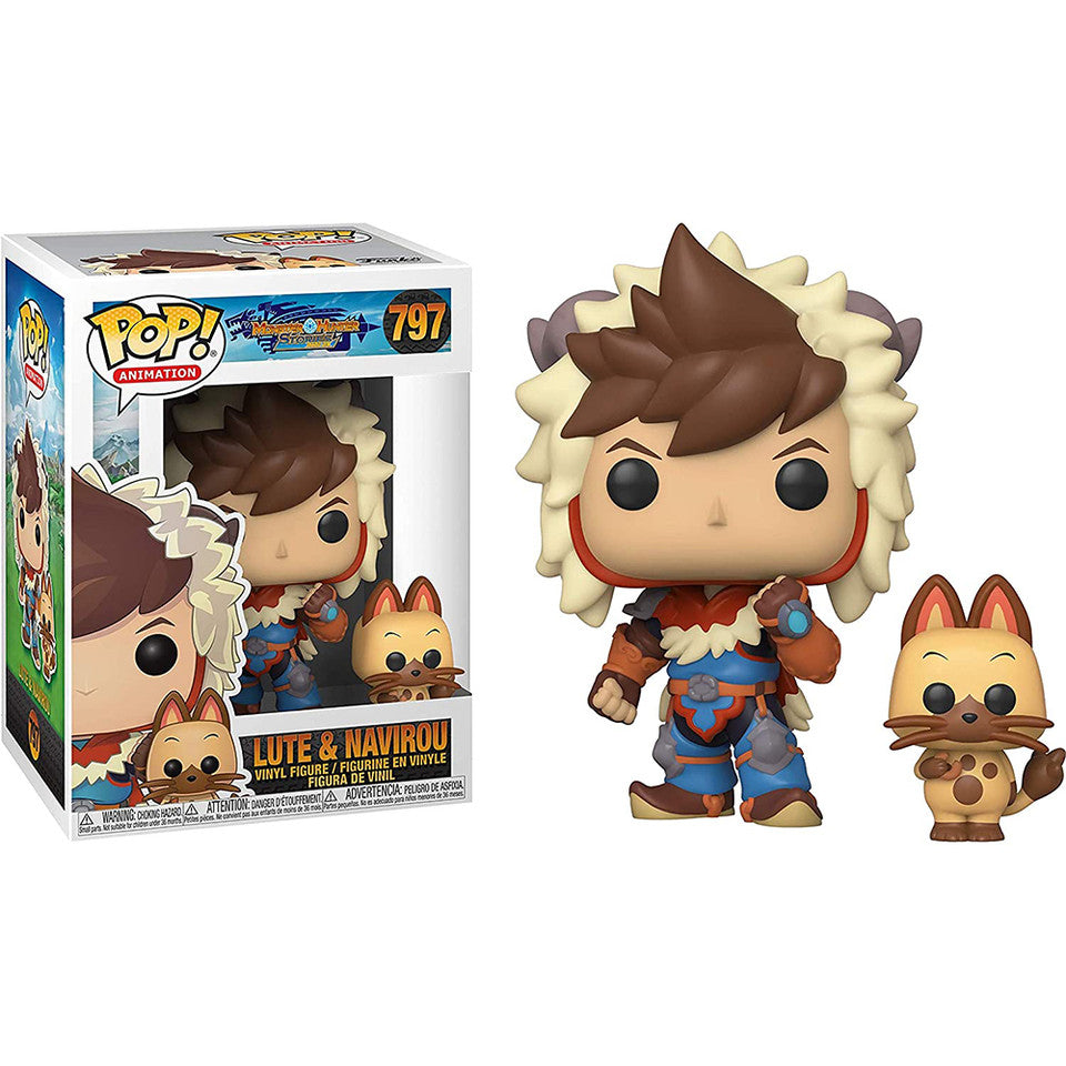 Funko Pop! Animation Monster Hunter Lute with Navirou 46936