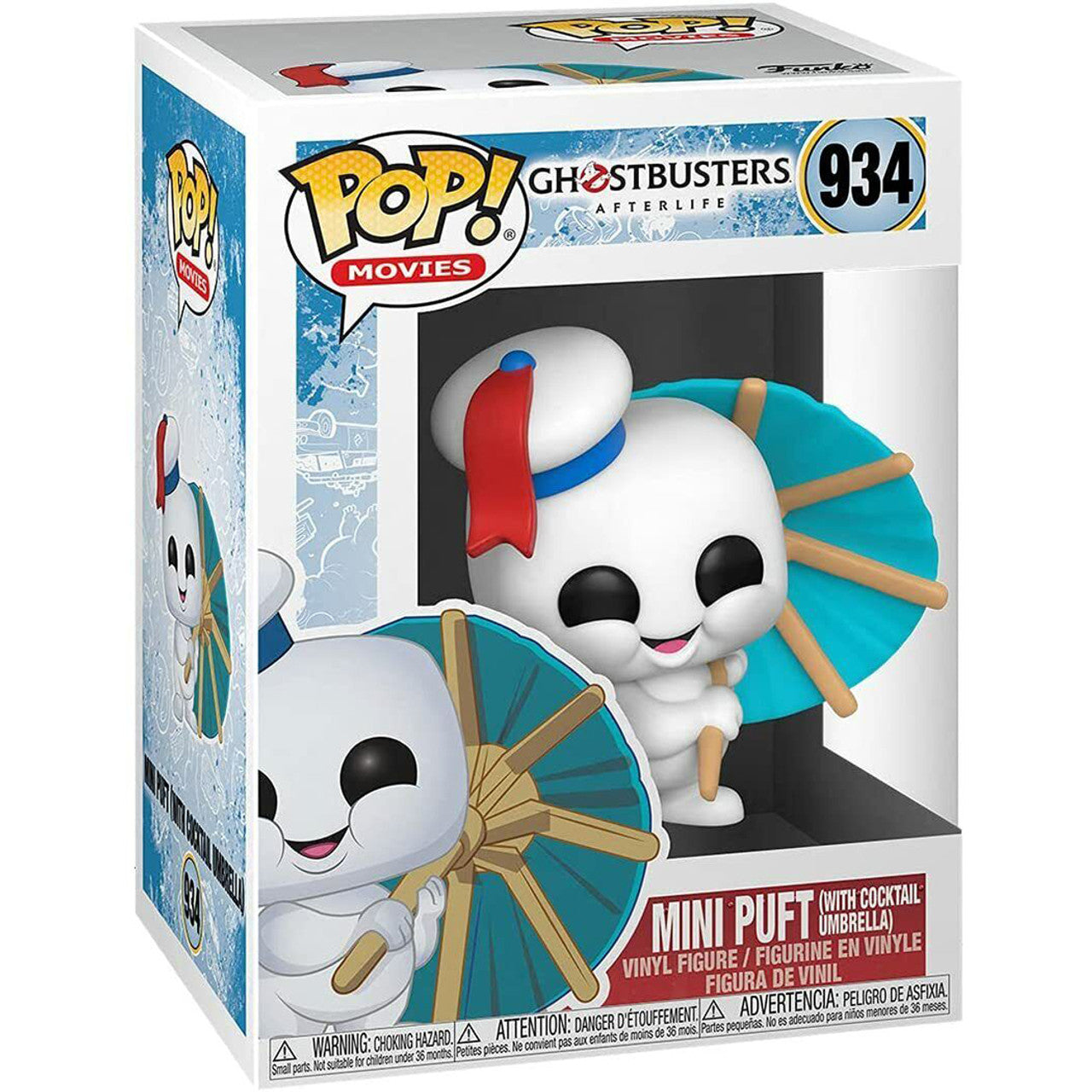 Funko Pop! Movies Ghostbusters Afterlife Mini Puft with Cocktail Umbrella 48490