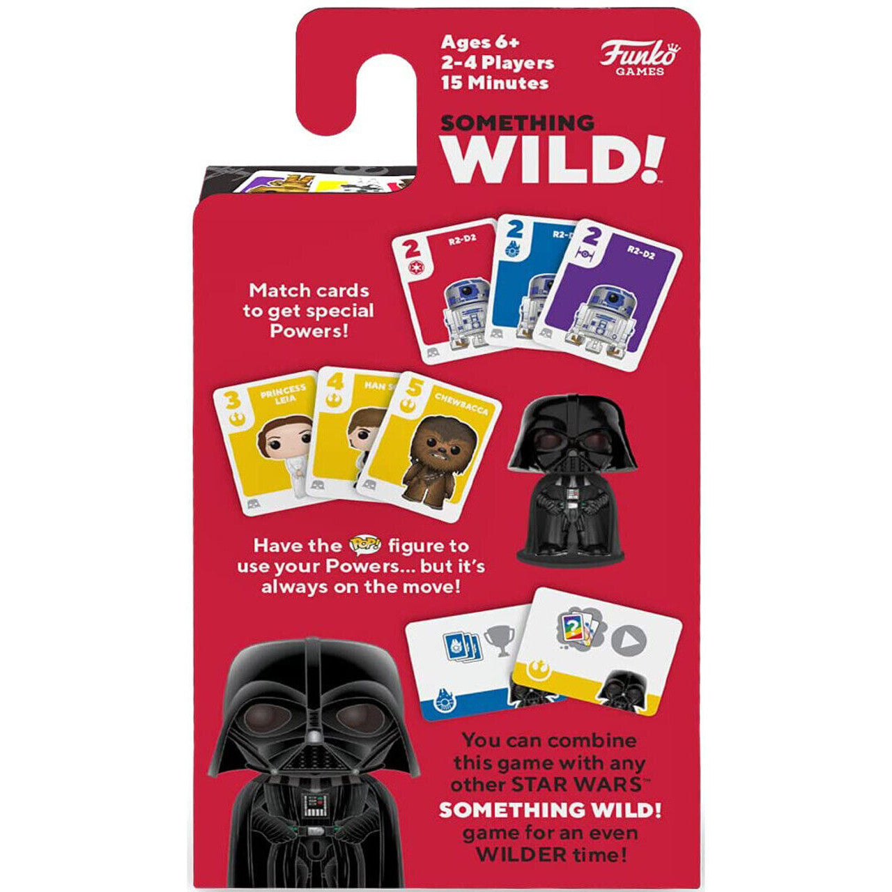 Funko Star Wars Something Wild Card Game With Darth Vader Figure
