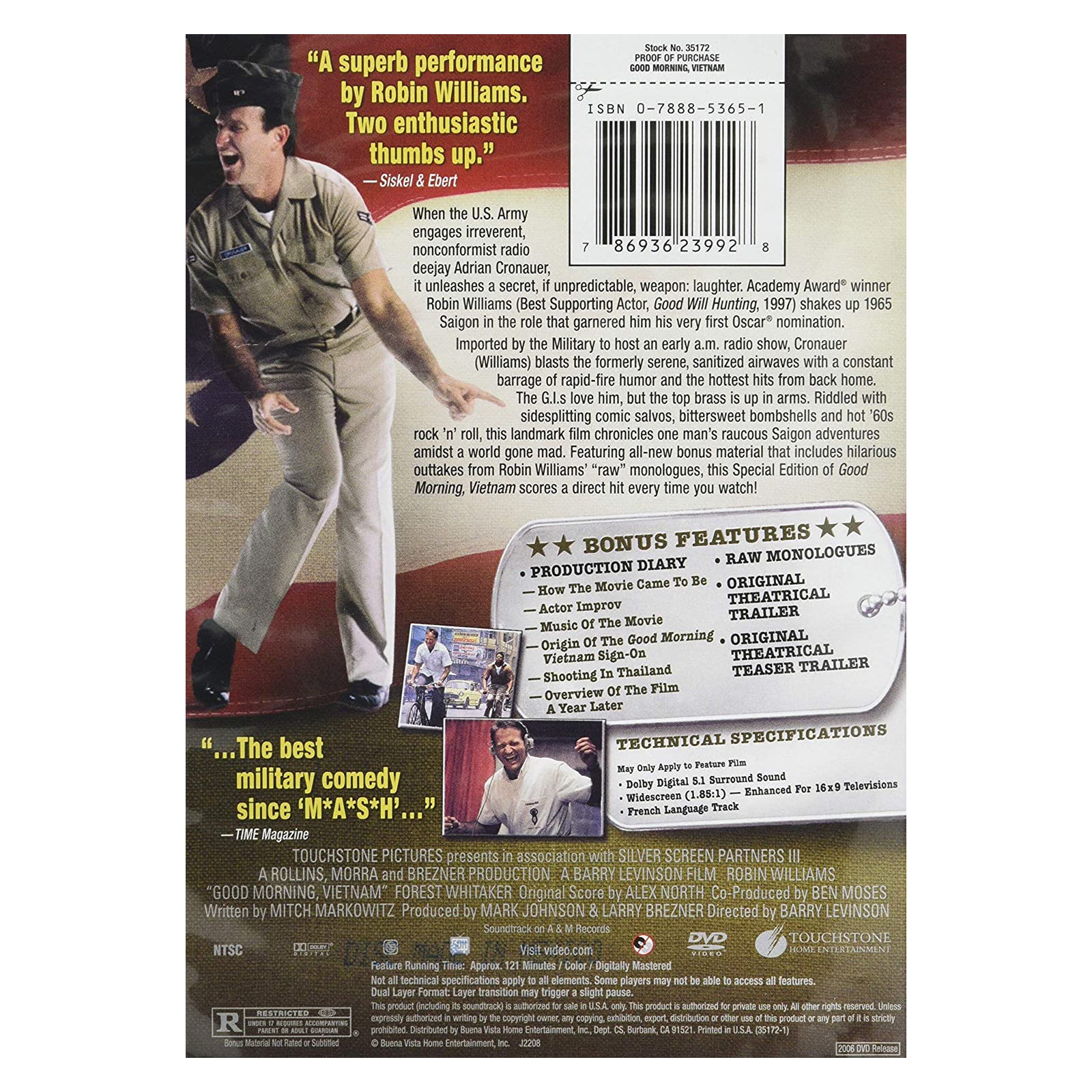 Good Morning Vietnam DVD