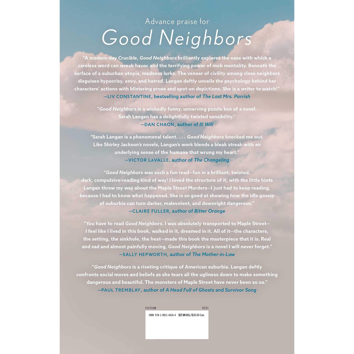 Good Neighbors A Novel
