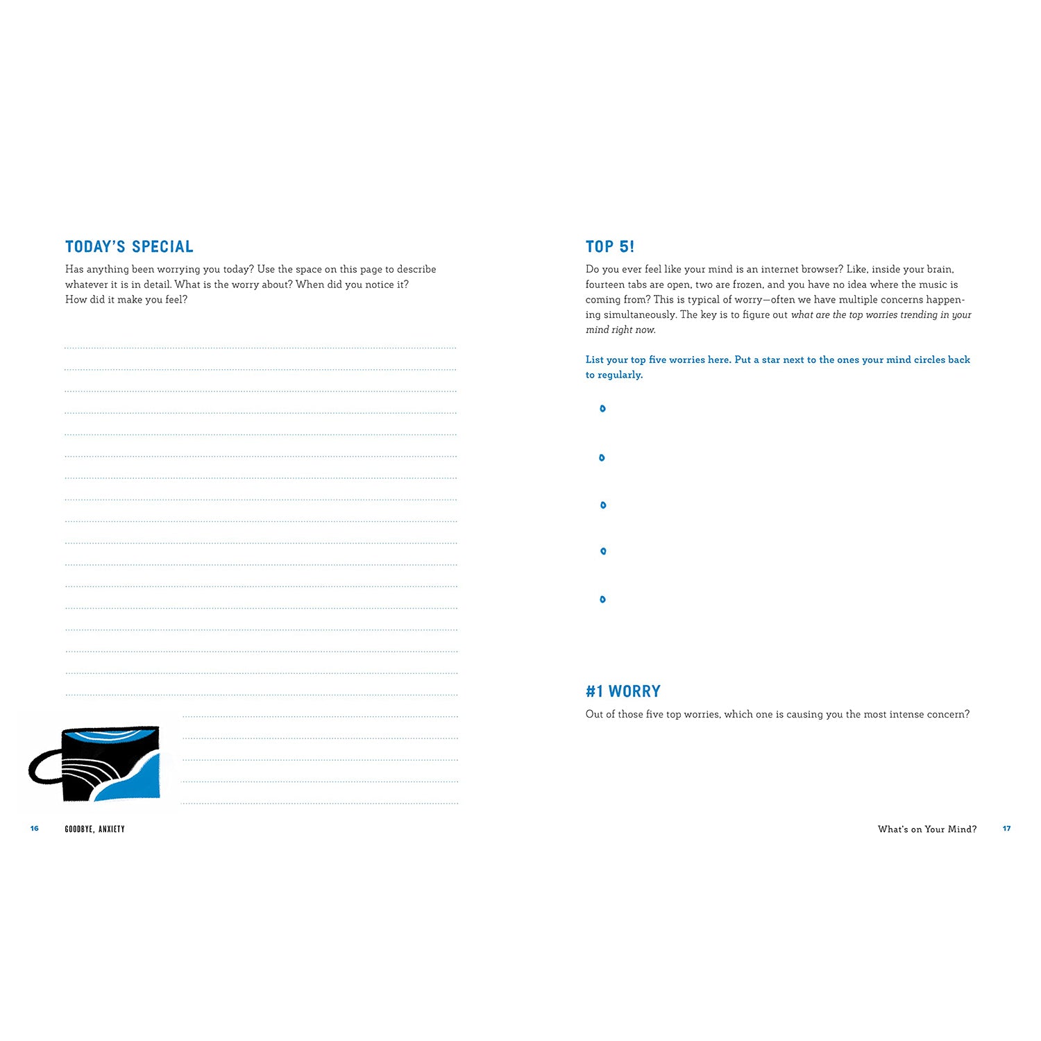 Goodbye Anxiety A Guided Journal for Overcoming Worry