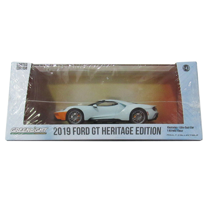 Greenlight 2019 Ford GT Heritage Edition Diecast Collectible Car