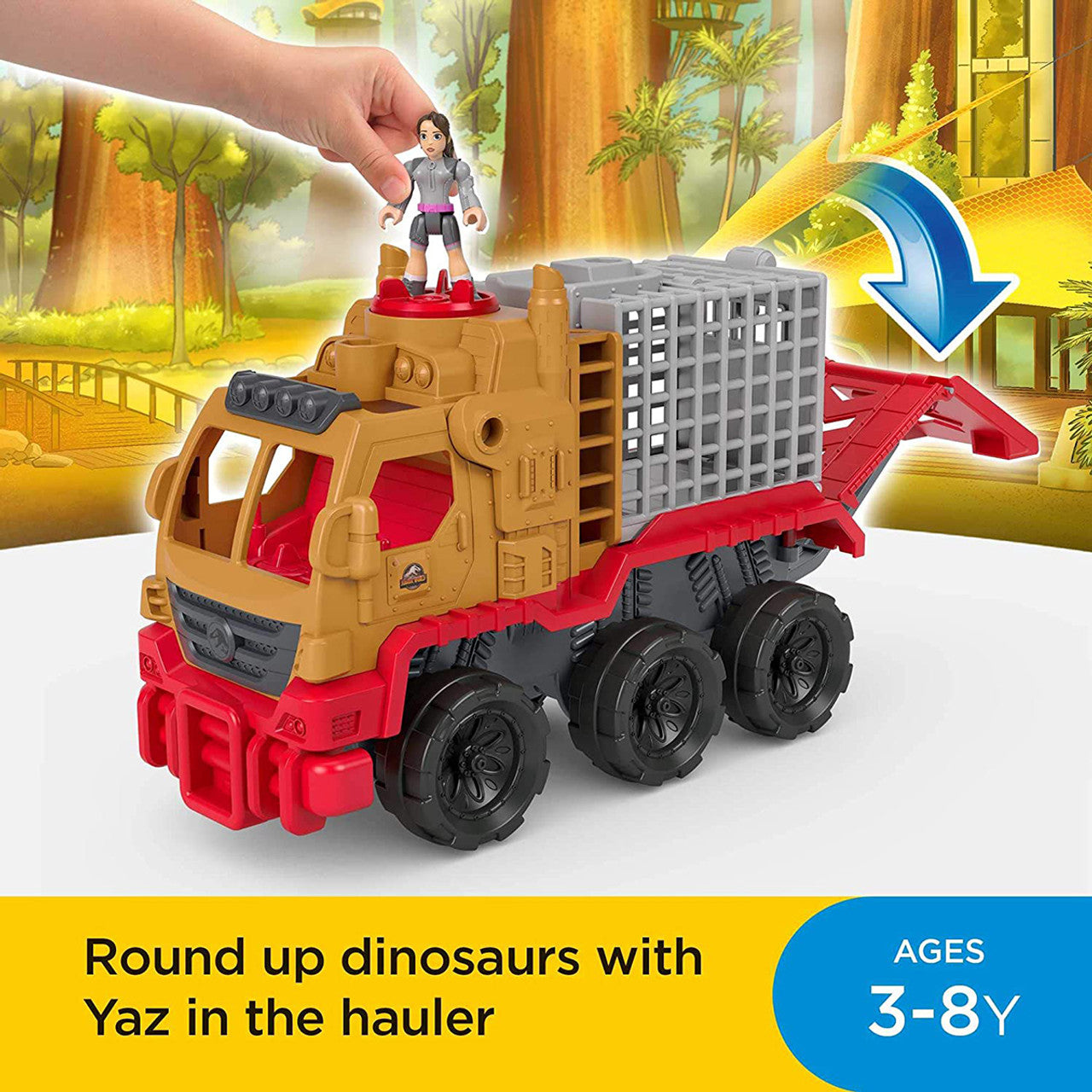 Imaginext Jurassic World Camp Cretaceous Dinosaur Hauler