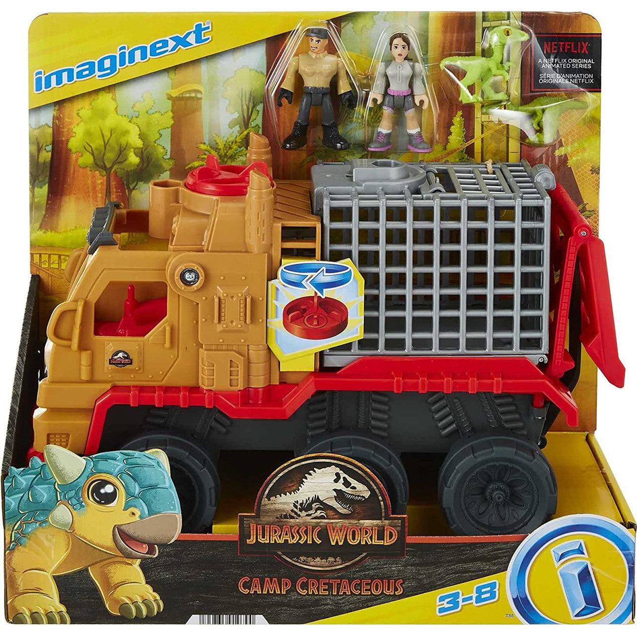 Imaginext Jurassic World Camp Cretaceous Dinosaur Hauler