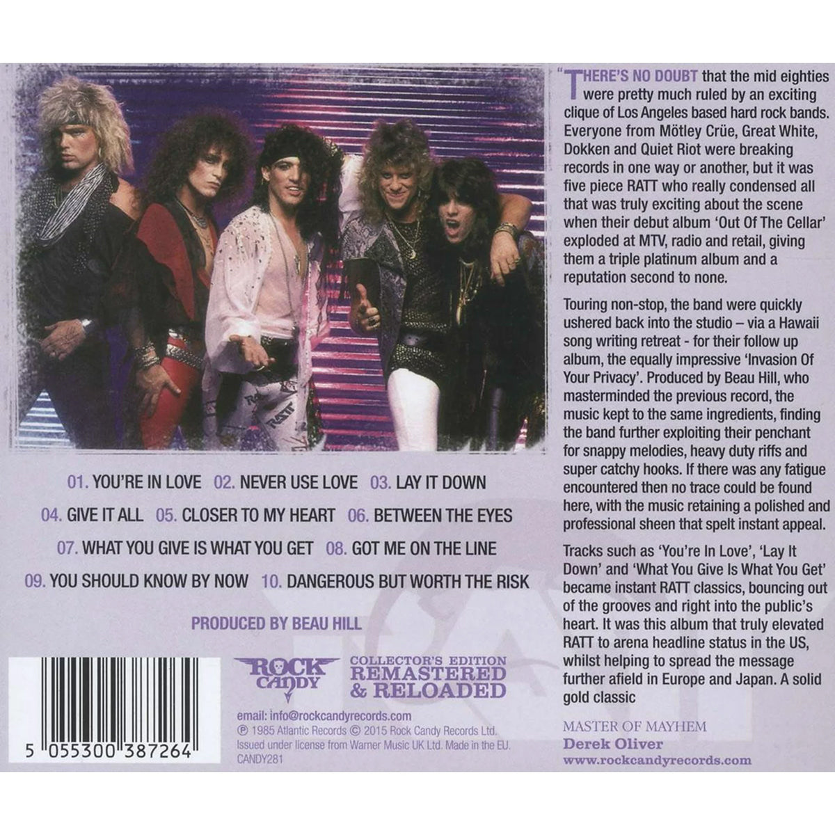 RATT Invasion of Privacy CD