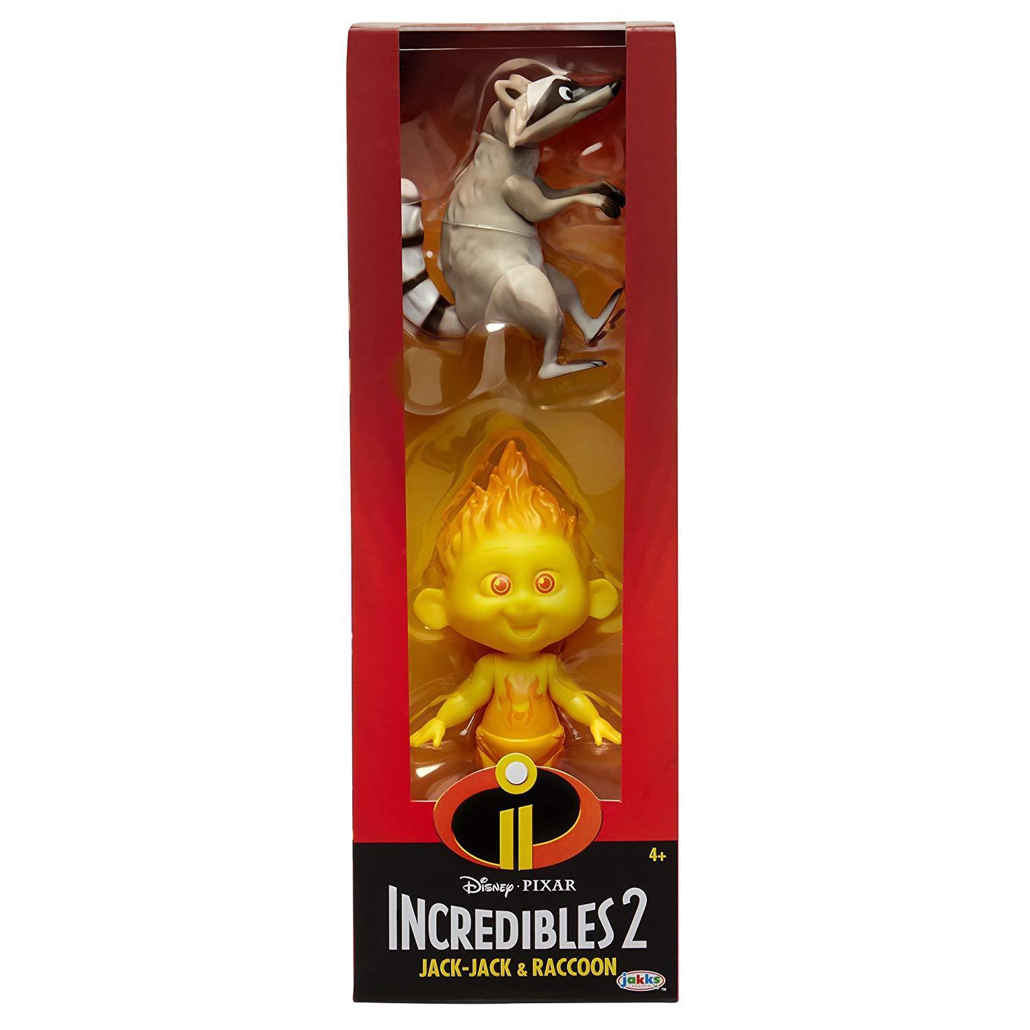 The Incredibles 2 Jack Jack & Raccoon Action Figures