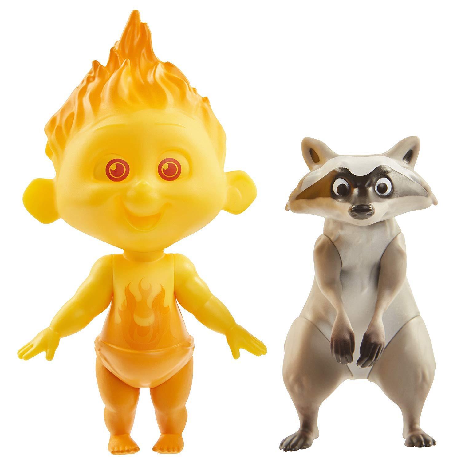The Incredibles 2 Jack Jack & Raccoon Action Figures