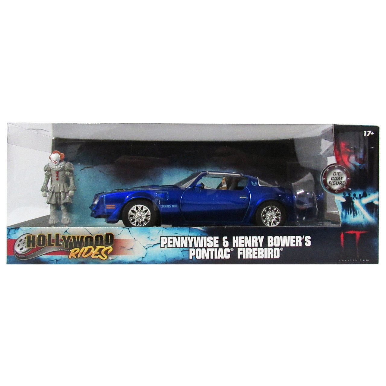 Jada Diecast Pennywise and Henry Bowers Pontiac Firebird