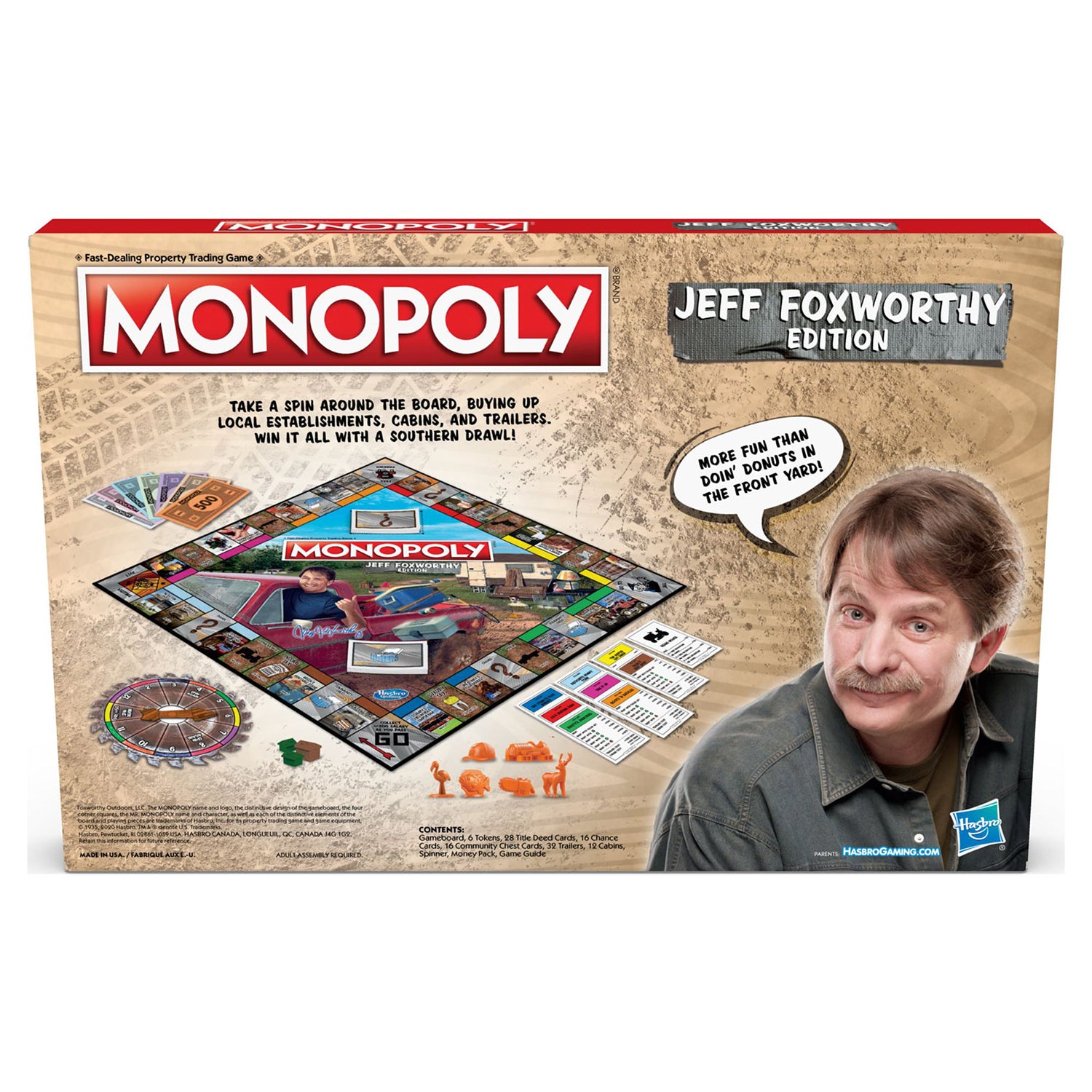 Jeff Foxworthy Edition Monopoly Board Game