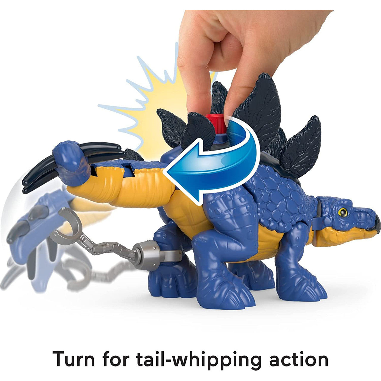 Imaginext Jurassic World Dominion Stegosaurus Dinosaur & Dr. Alan Grant