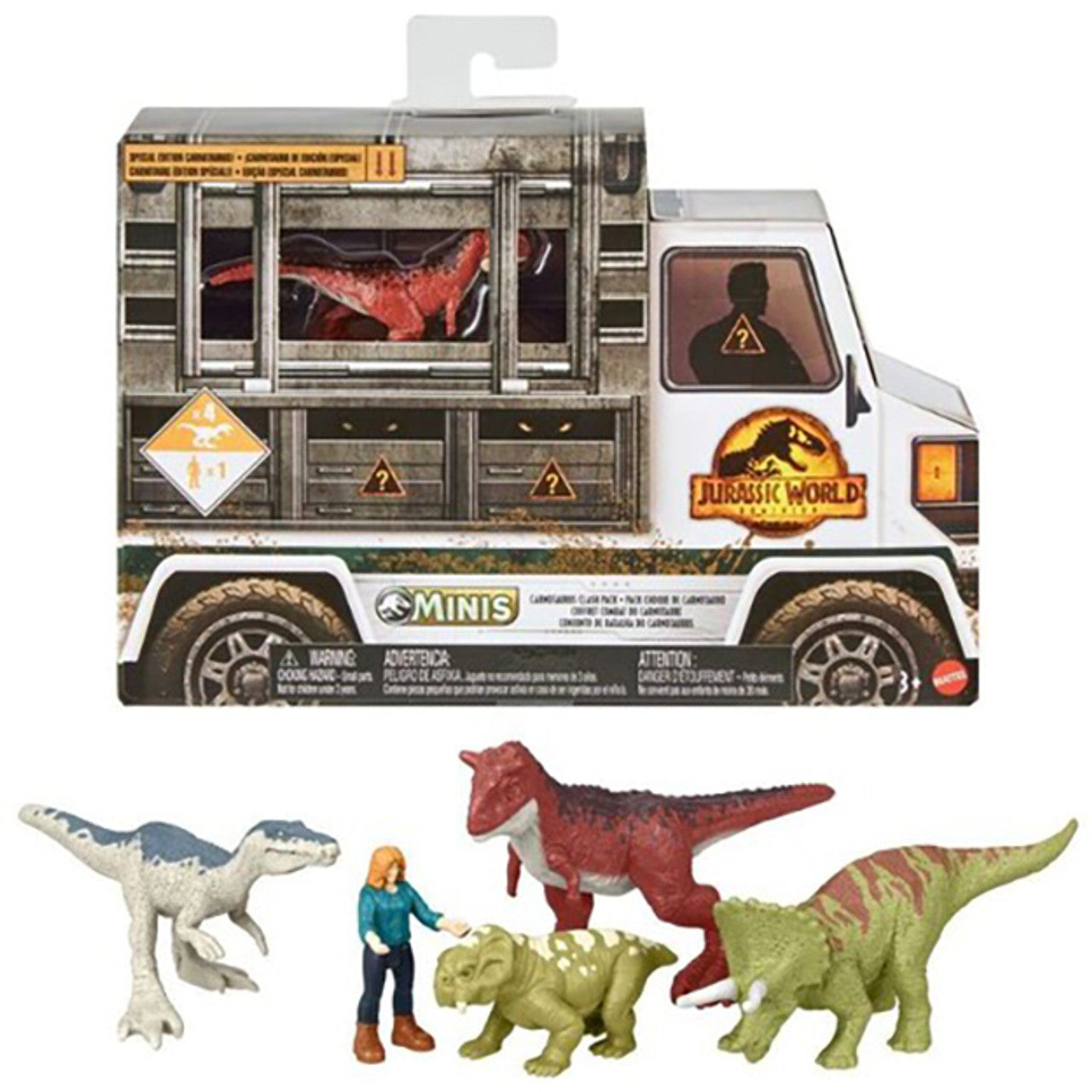 Jurassic World Dominion Carnotaurus Clash Pack