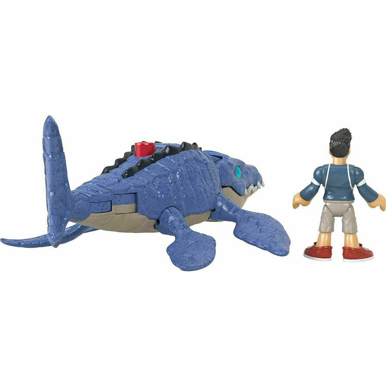 Jurassic World Camp Cretaceous Mosasaurus & Kenji Action Figures