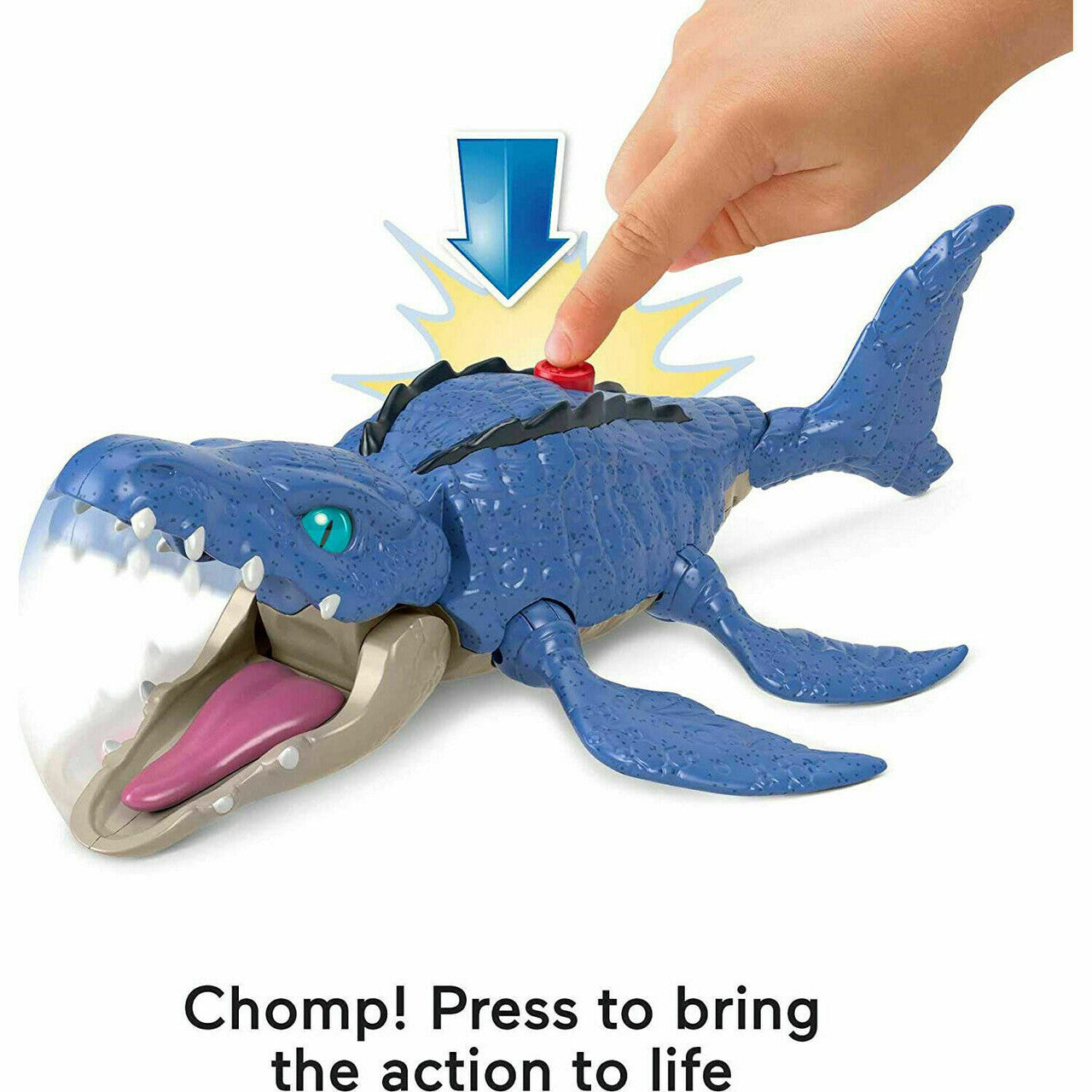 Jurassic World Camp Cretaceous Mosasaurus & Kenji Action Figures