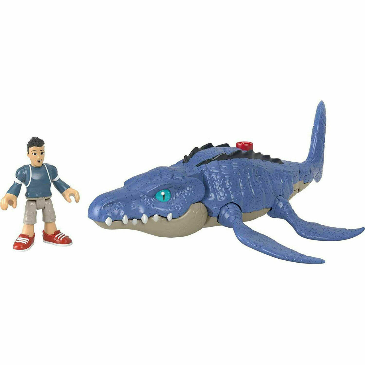 Jurassic World Camp Cretaceous Mosasaurus & Kenji Action Figures