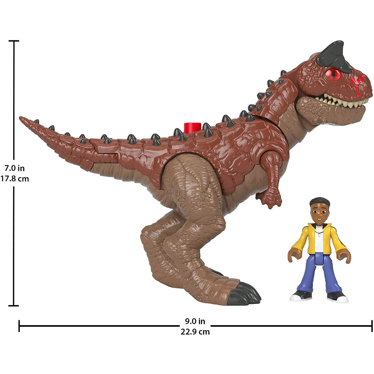 Imaginext Jurassic World Camp Cretaceous Carnotaurus Toro and Darius