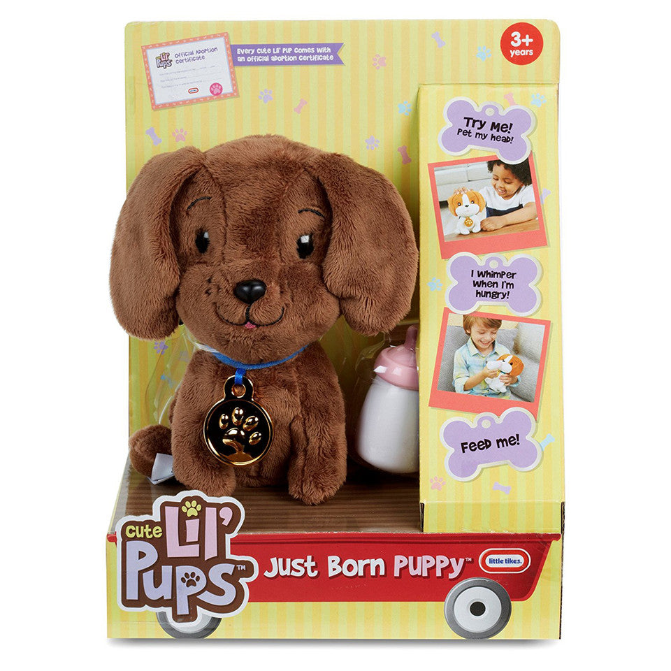 Little Tikes Just Born Puppy Chocolate Lab