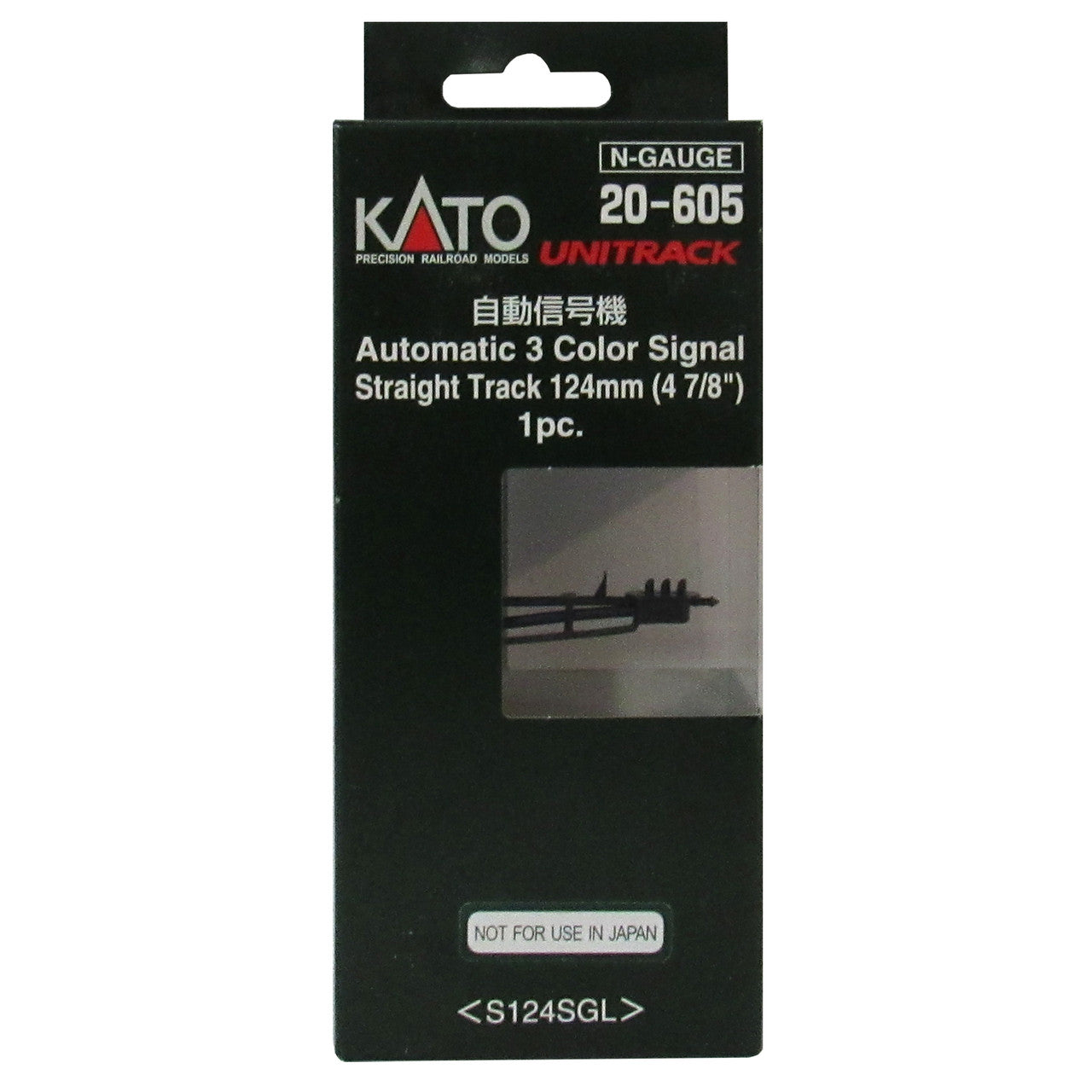 Kato Automatic 3 Color Signal Straight Track N Scale 20-605