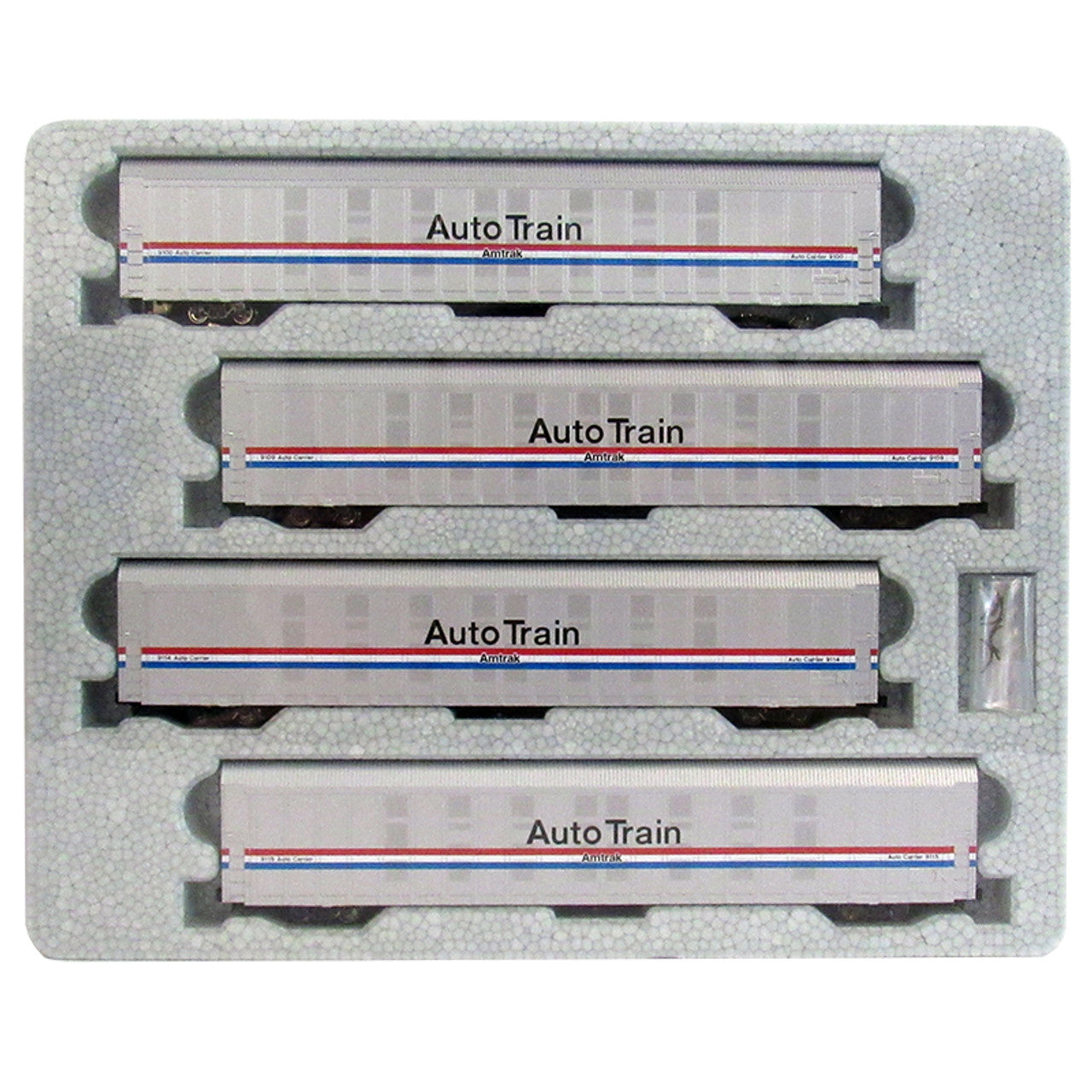 Kato Autorack Amtrak Phase III 4 Car Set 1 N Scale 106-5507