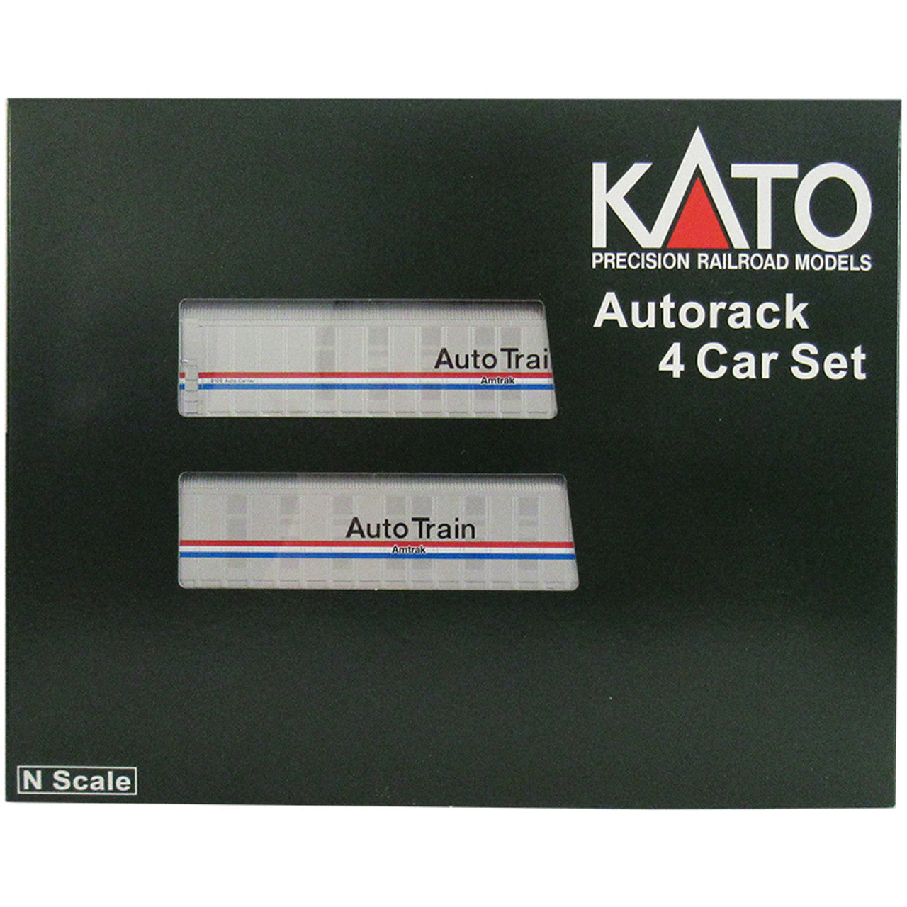 Kato Autorack Amtrak Phase III 4 Car Set 1 N Scale 106-5507