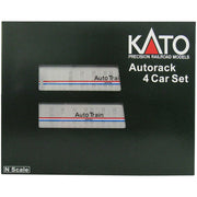 Kato Autorack Amtrak Phase III 4 Car Set 1 N Scale 106-5507