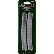 Kato N Scale Unitrack Curved Track R28 4 Pieces 20-150