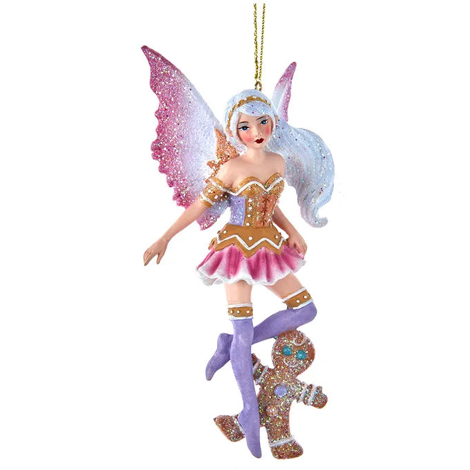 Kurt Adler Gingerbread Fairy Ornament E0723