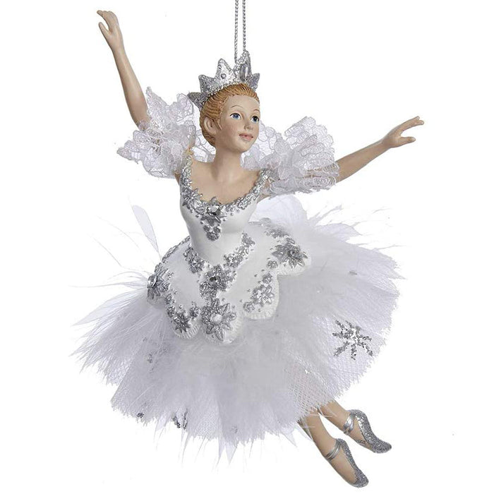 Kurt Adler Snow Queen Fairy Ballerina Ornament