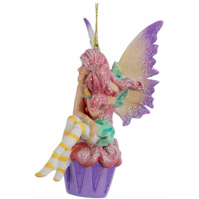 Kurt Adler Cupcake Fairy Ornament E0718