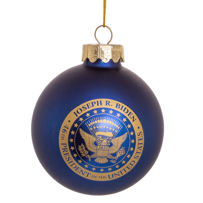Kurt Adler President Biden Glass Ball Christmas Ornament