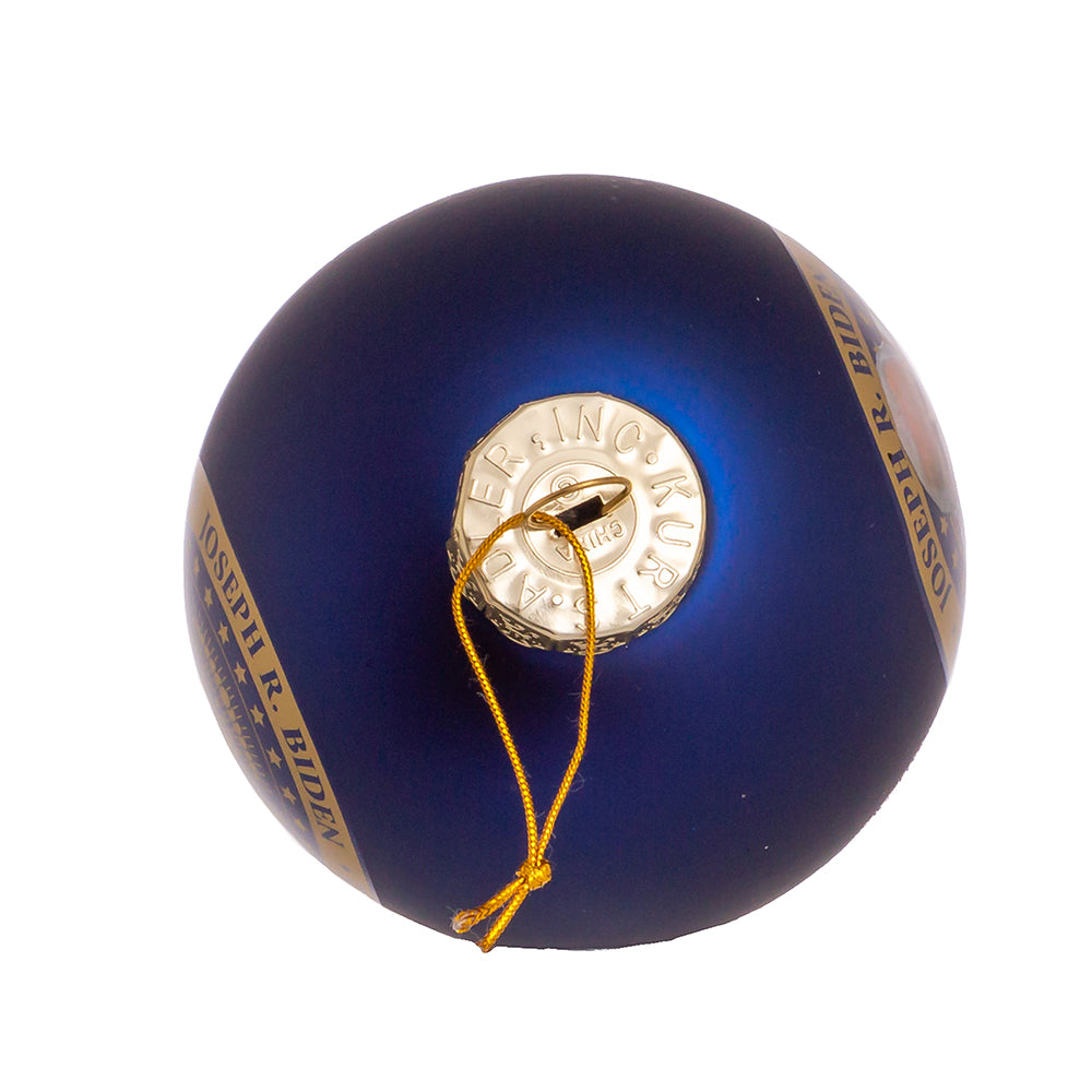 Kurt Adler President Biden Glass Ball Christmas Ornament