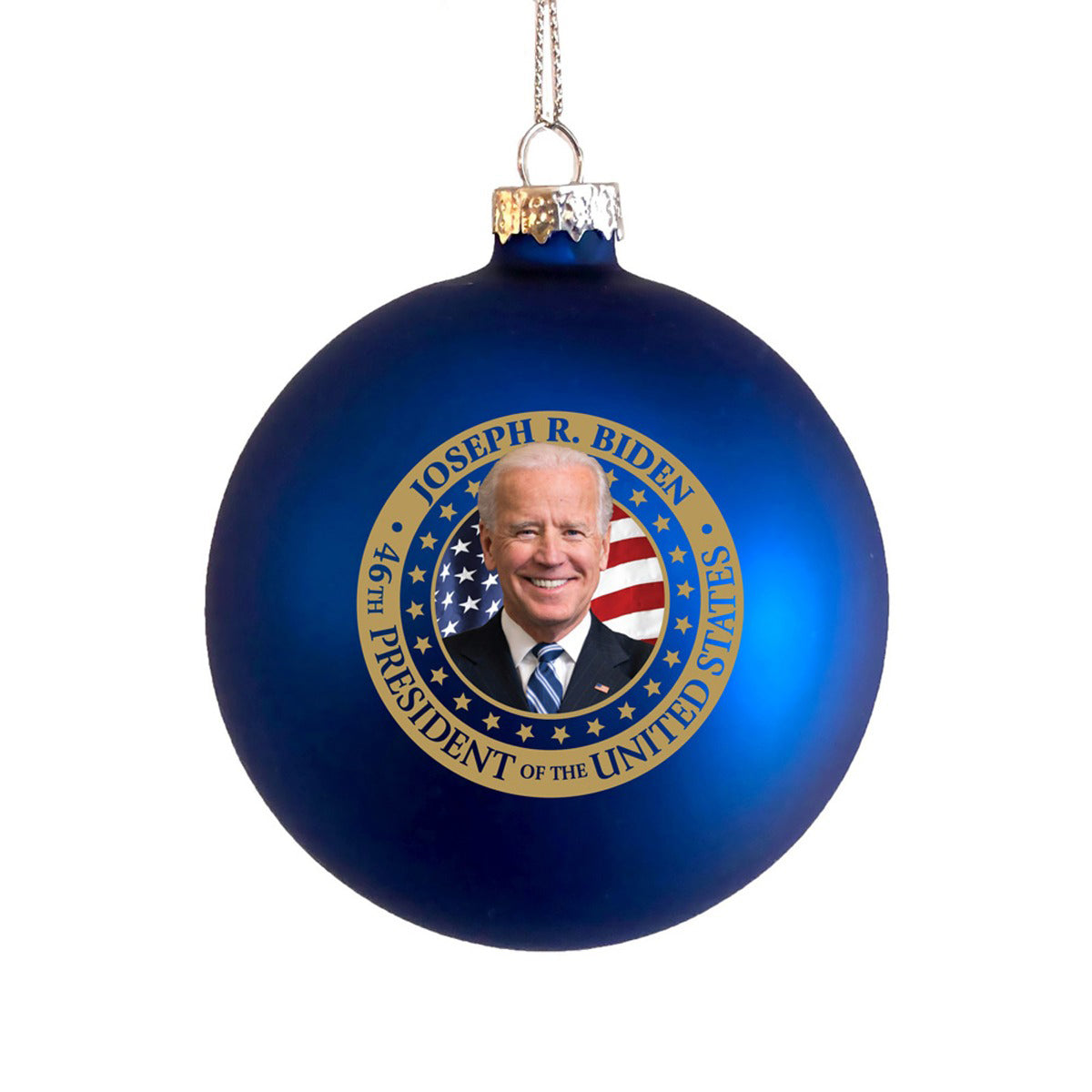 Kurt Adler President Biden Glass Ball Christmas Ornament