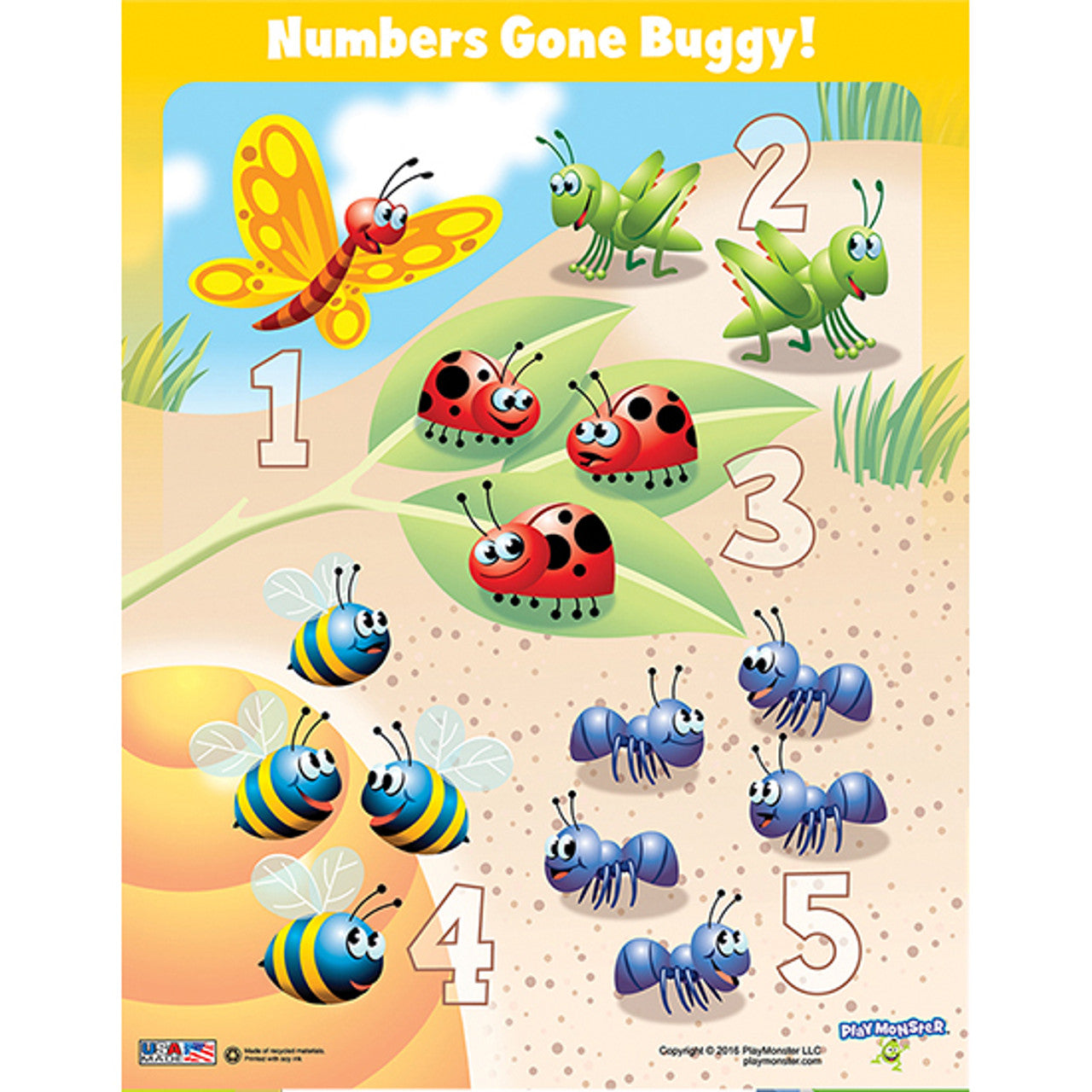 3 Pack Puzzles Ladybugs, Farm Animals and Bath Items