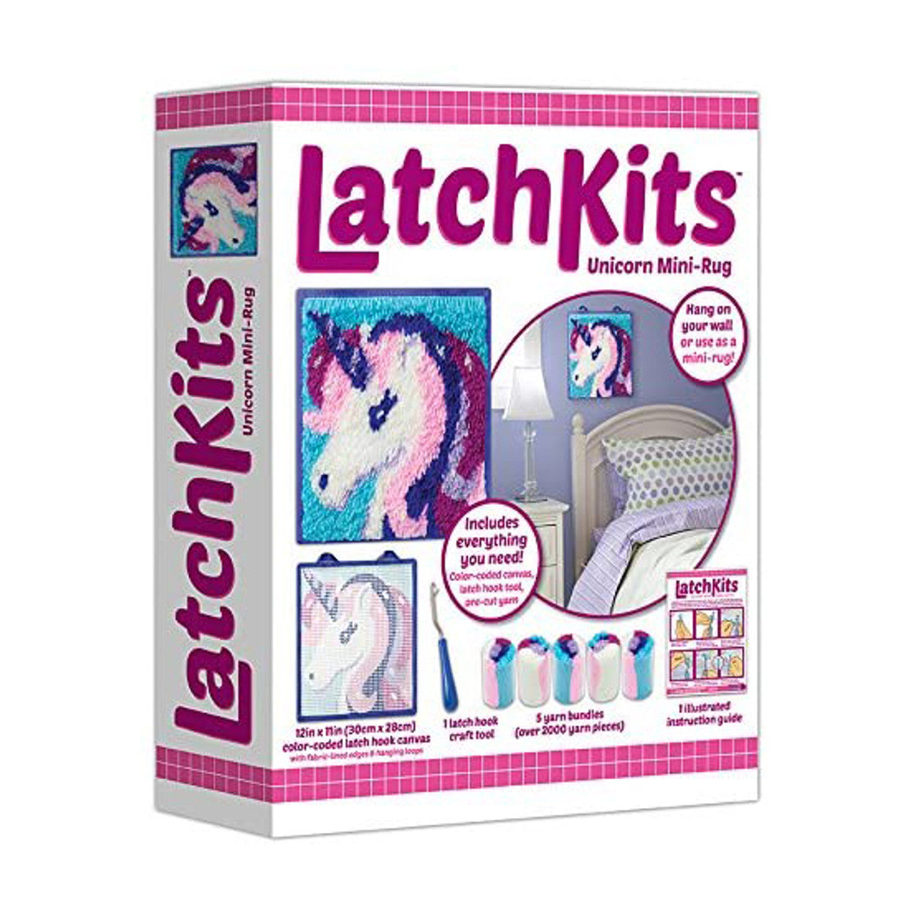 Classic Latch Hook LatchKits Unicorn