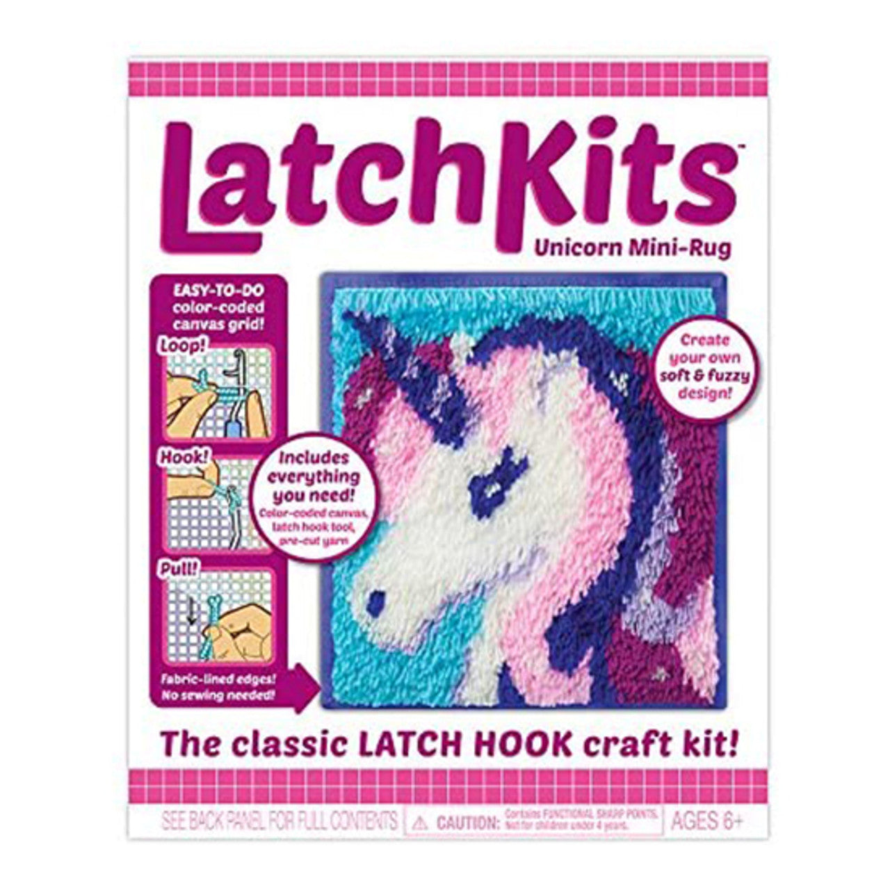 Classic Latch Hook LatchKits Unicorn