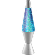Lava Lamp Silver Base Star Shaped Glitter Vortex Action