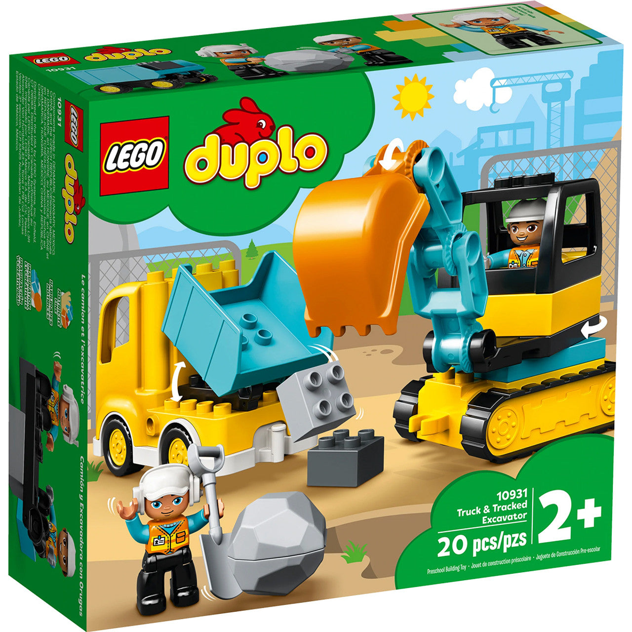 LEGO Duplo 10931 Truck and Tracked Excavator