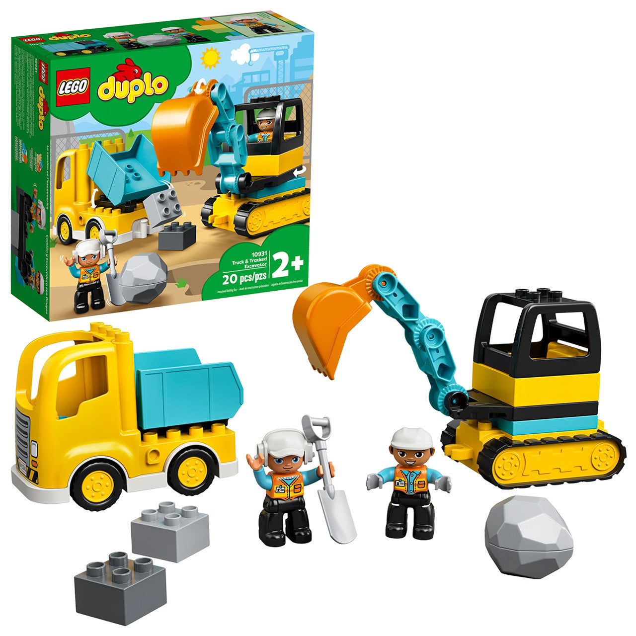 LEGO Duplo 10931 Truck and Tracked Excavator