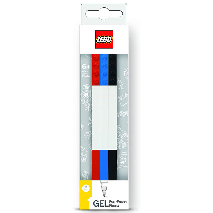 LEGO Stationary 3 Pack Gel Pens