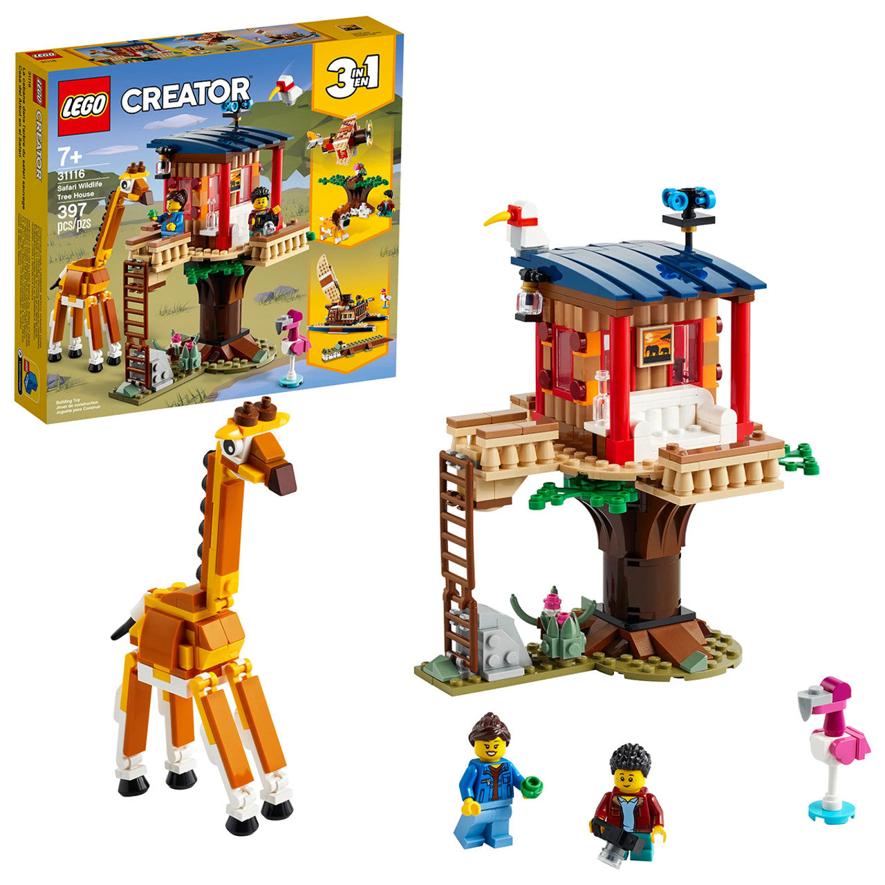 LEGO Creator Safari Wildlife Tree House 31116