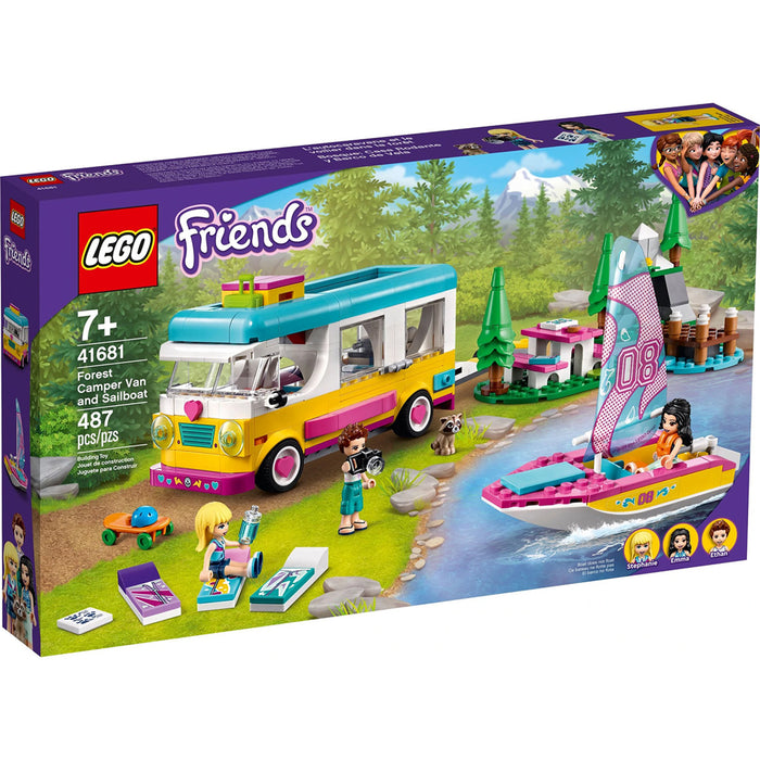 LEGO Friends Forest Camper Van and Sailboat 41681