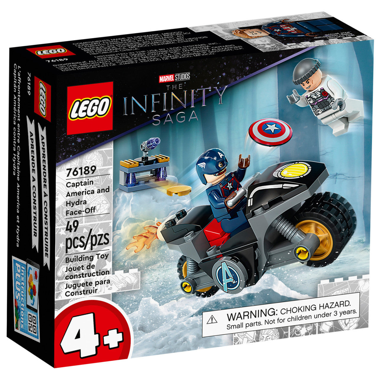 LEGO Marvel Captain America and Hydra Face Off 76189