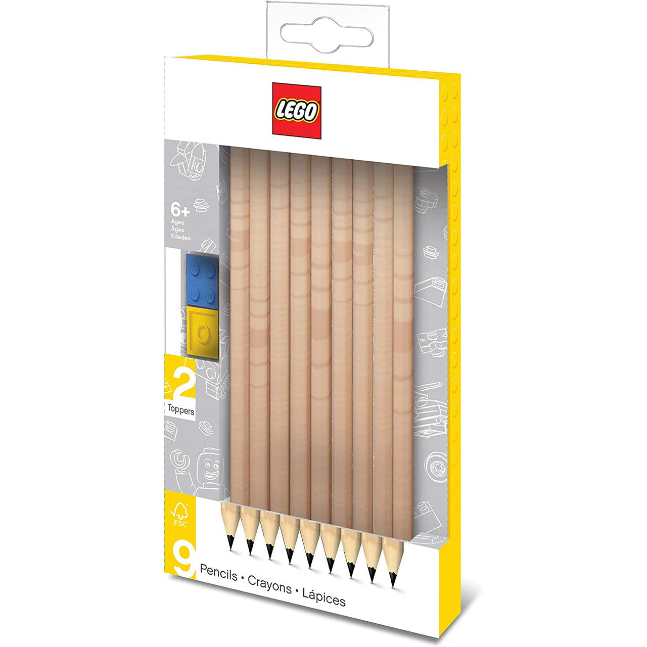 LEGO 9 Pack Graphite Pencil
