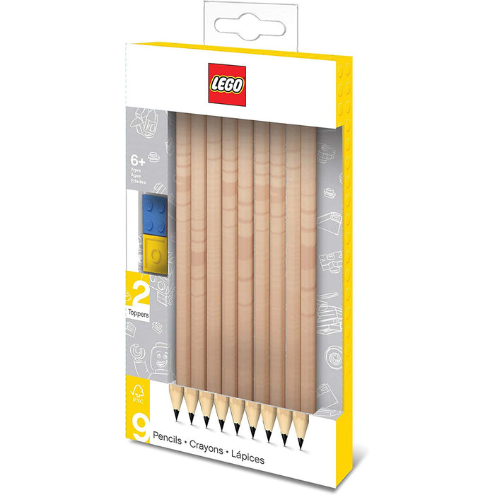 LEGO 9 Pack Graphite Pencil